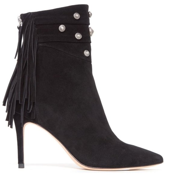 ⬇️ PAIGE Leah Fringe Bootie Sz 6 - Picture 2 of 16